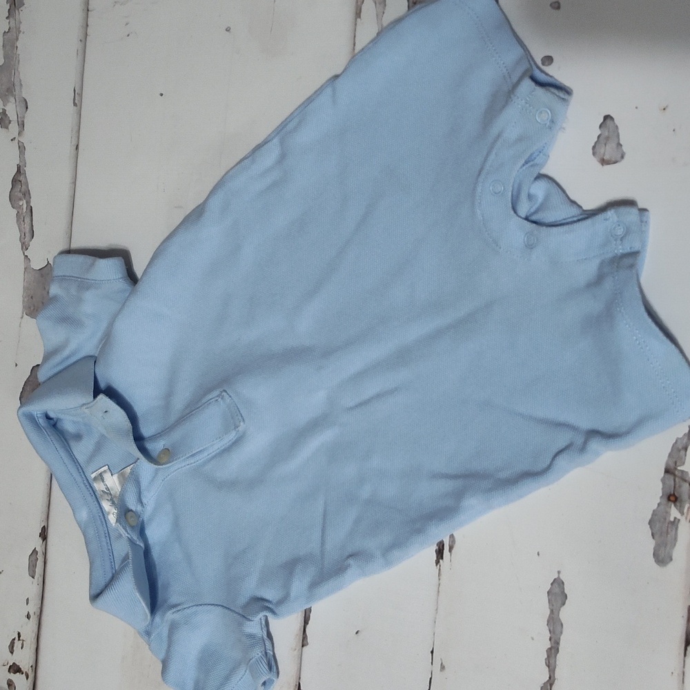 COPY - Ralph Lauren baby blue shortall 9m